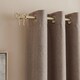 image 2 of OHS Bow Finial Curtain Pole Extendable 16mm Metal End Rod