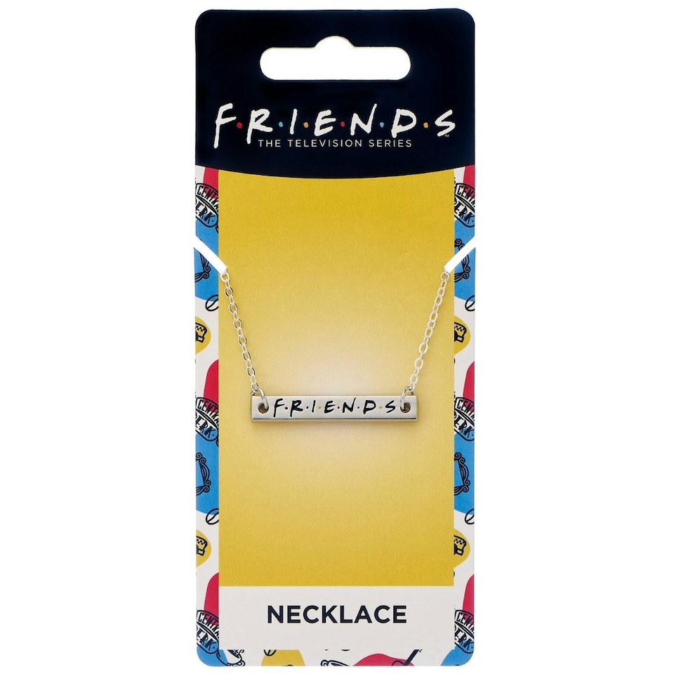 image 1 of Official Friends the TV Series Logo Bar Necklace FTN0001