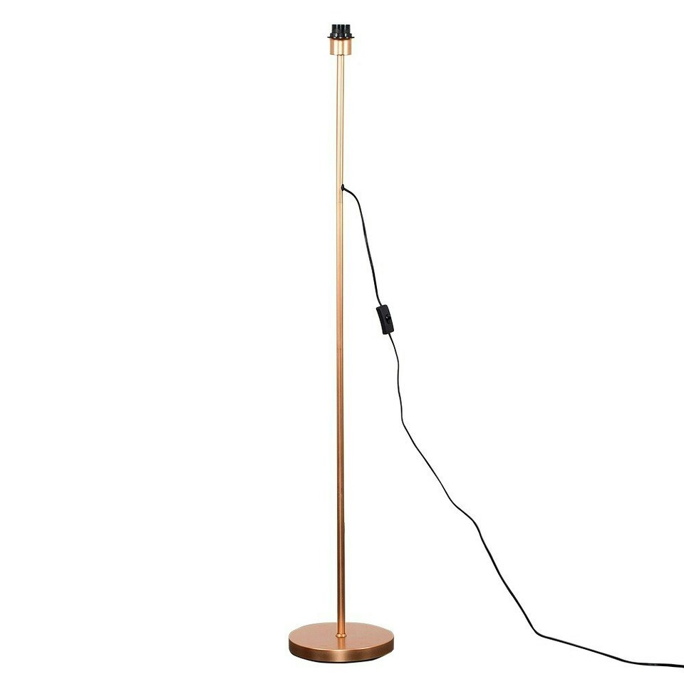 image 1 of ValueLights Standard Floor Lamp Base in a Copper Metal Finish