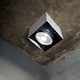 image 2 of Mood 1 Light Large Square Surface Mounted Downlight White, GU10