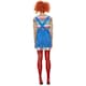 image 3 of Chucky Womens/Ladies Costume - Blue - XS | Multi | XS