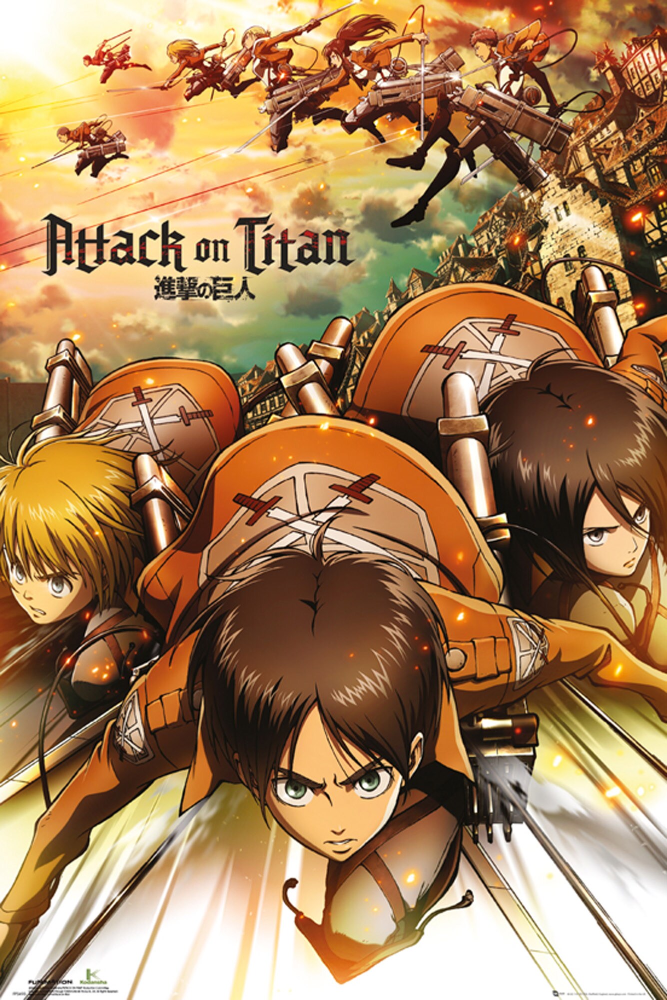 Attack On Titan Attack 61 x 91.5cm Maxi Poster