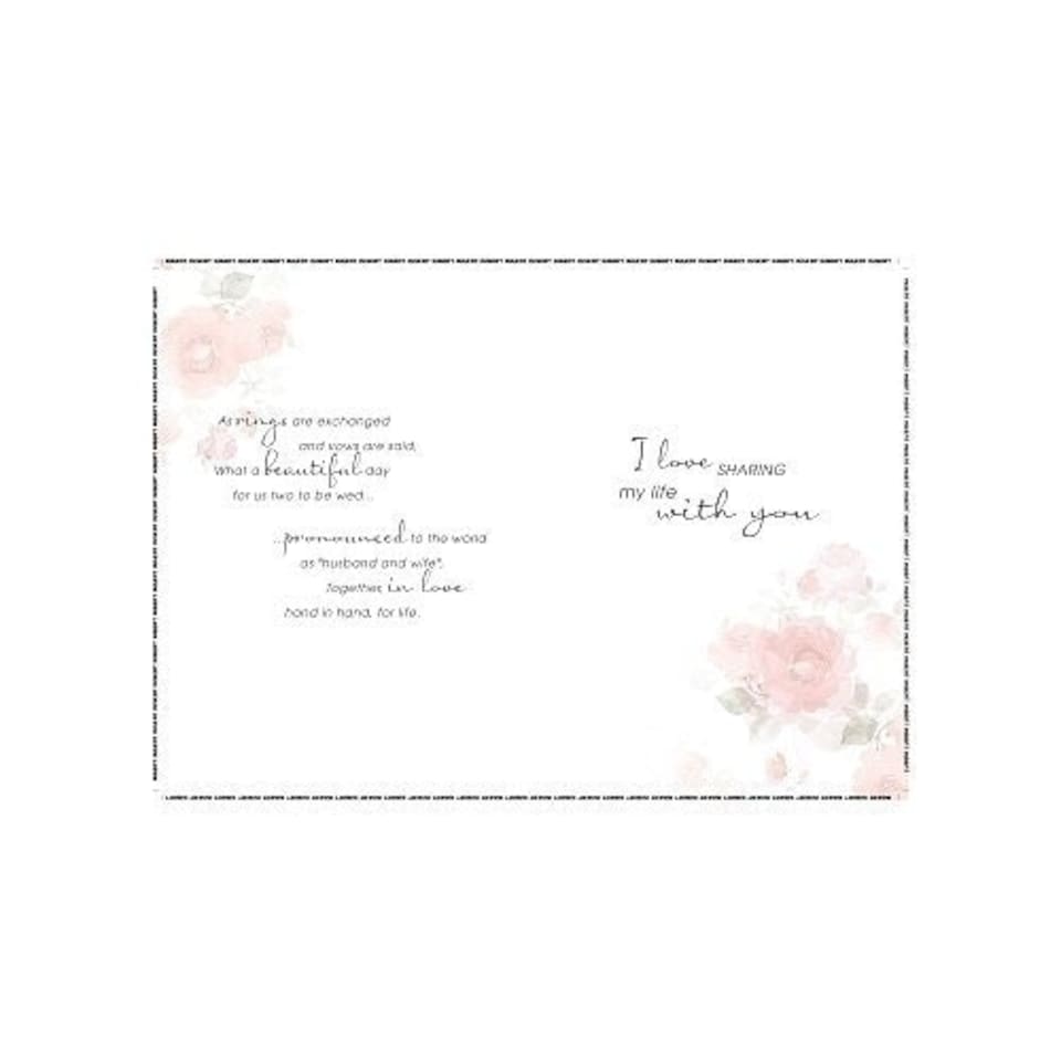 image 1 of Wedding Wife Large Handmade Keepsake Greetings Card