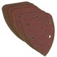 image 5 of Hook And Loop Detail Sanding Pads Discs 140mm Triangular Mixed Grit 240 Pack