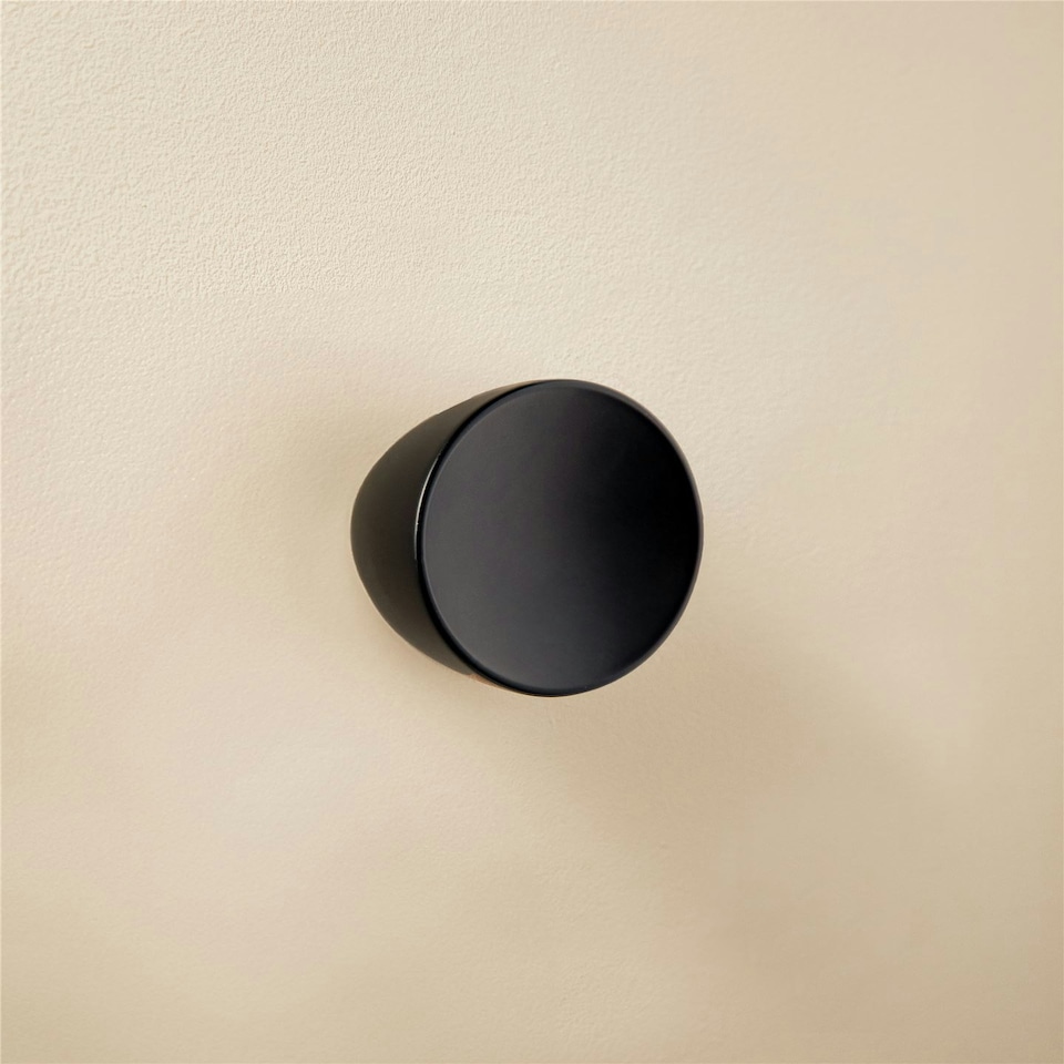 image 1 of Cosmic Wall Mounted Towel Hook with Durable Stainless Steel Matt Black