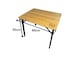 image 7 of Bamboo Camping Table 4 Folding 80cm x 60cm