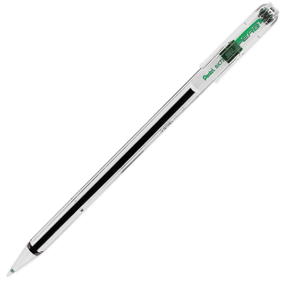 image 1 of Pentel BK77 Superb Ballpoint Pens 0.7mm Pack of 12