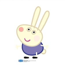 Richard Rabbit Peppa Pig Star Mini Cardboard Cutout 79cm