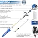 image 2 of Hyundai 52cc Petrol Pole Saw Pruner Chainsaw 2.7m Long Reach 260mm Cutting Width