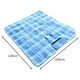 image 3 of Marco Paul Blue Chequered Picnic Blanket Blue