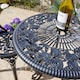 image 5 of Bistro Set Outdoor Patio Garden Furniture Table and 2 Chairs Metal