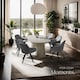 image 8 of Lounge Armchair Living Room Accent Chair 360 Swivel Slim Steel Legs Velvet Fabric | Grey | grey | 4