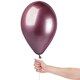image 2 of Shiny Pink Bio Latex Balloons 33cm / 13 in - Pack of 6
