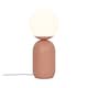 image 1 of Nordlux Notti Indoor Table Lamp Red Metal E14 Hand Blown Glass - Mains Powered, IP20 | Red | Terracotta