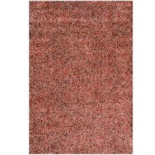 KUKOON Red Brown Mottled Shaggy Living Room Area Rug 120cm x 170cm