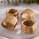 image 2 of Set of 4 Water Hyacinth Napkin Rings N/A