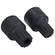 image 6 of Stubby Impact XZN Spline Triple Square Male Sockets M4 - M18 Mixed Drive 9pc