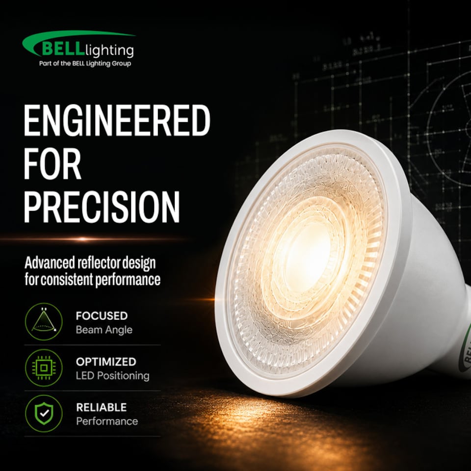image 1 of BELL Lighting GU10 LED Spotlight 4.4W Warm White 2700K Energy Saving Light Bulbs