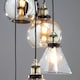 image 5 of BHS Carter Industrial Style Ceiling Cluster Pendant, Bronze