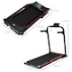 image 6 of HOMCOM Electric Folding Treadmill w/ Wheels, Safety Button and LED Monitor