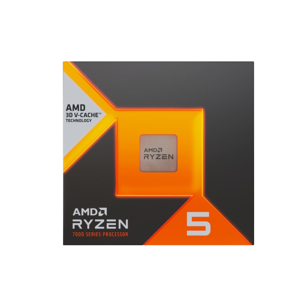 image 1 of AMD Ryzen 5 7500X3D 6 Core 12 threads Processor WITHOUT FAN