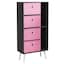 Light Pink & White