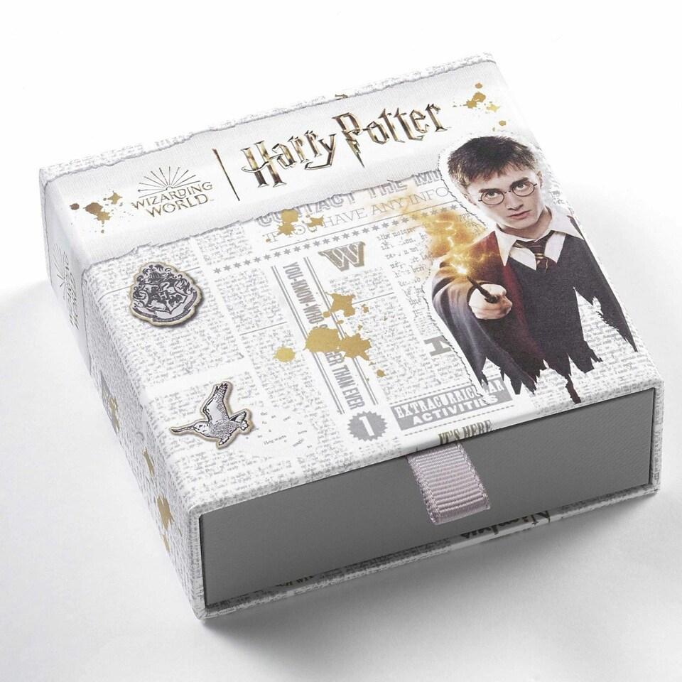 image 1 of Official Harry Potter Sterling Silver Love Potion Slider Charm With Crystal HPSC0235-SC