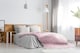image 4 of Stockholm Collection Recycled Cotton Throw in Blush Pink (90" x 100") | Pink | Pink
