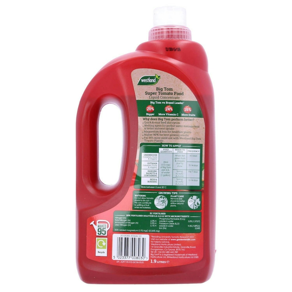 image 1 of Big Tom Super Tomato Food 1.9 L (50% Extra Free)