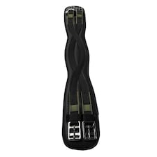 Kincade Anti-Chafe Shaped Elastic Dressage Girth - Black - 80cm