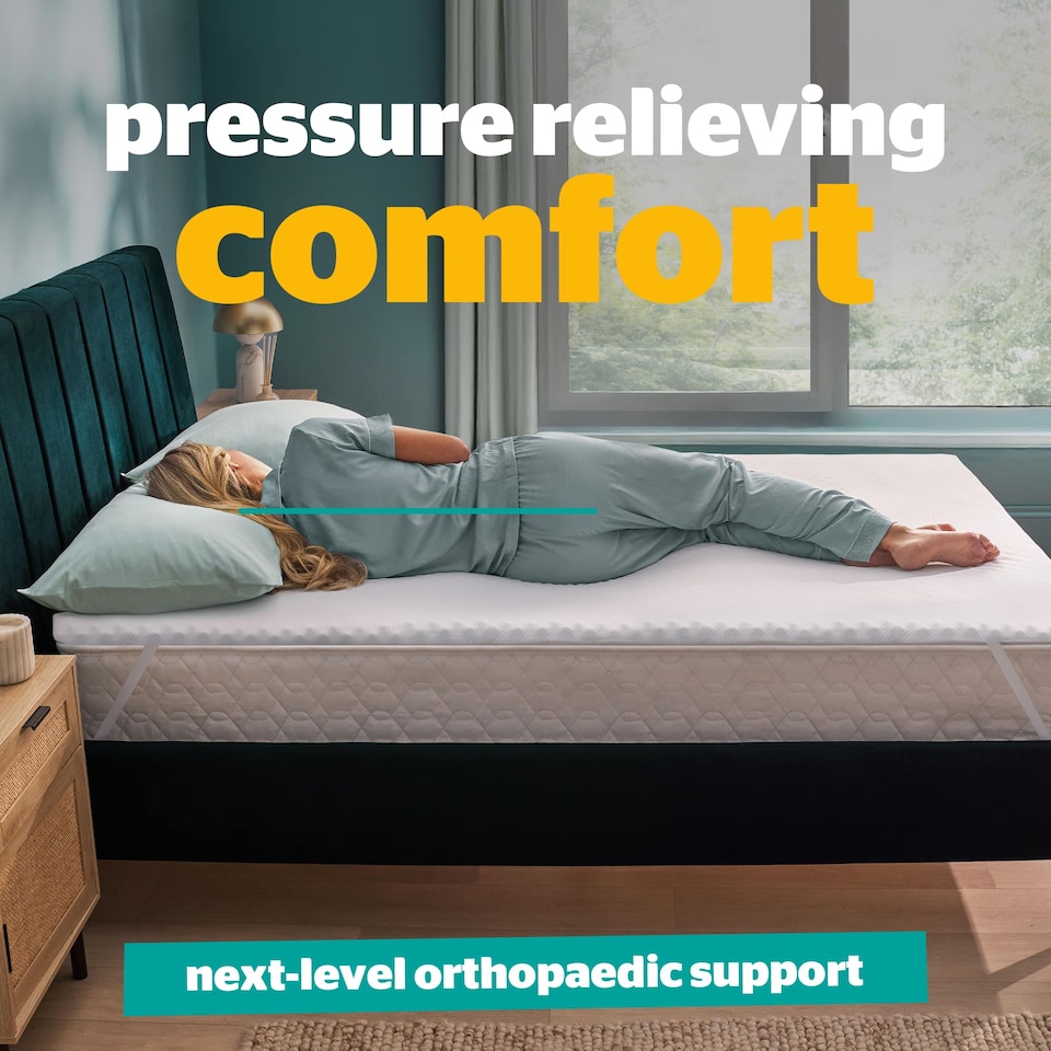 image 1 of Silentnight Orthopaedic Mattress Topper, 3cm Thick