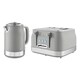 image 1 of Swan Retro Revive Grey Jug Kettle & 4 Slot Toaster Set