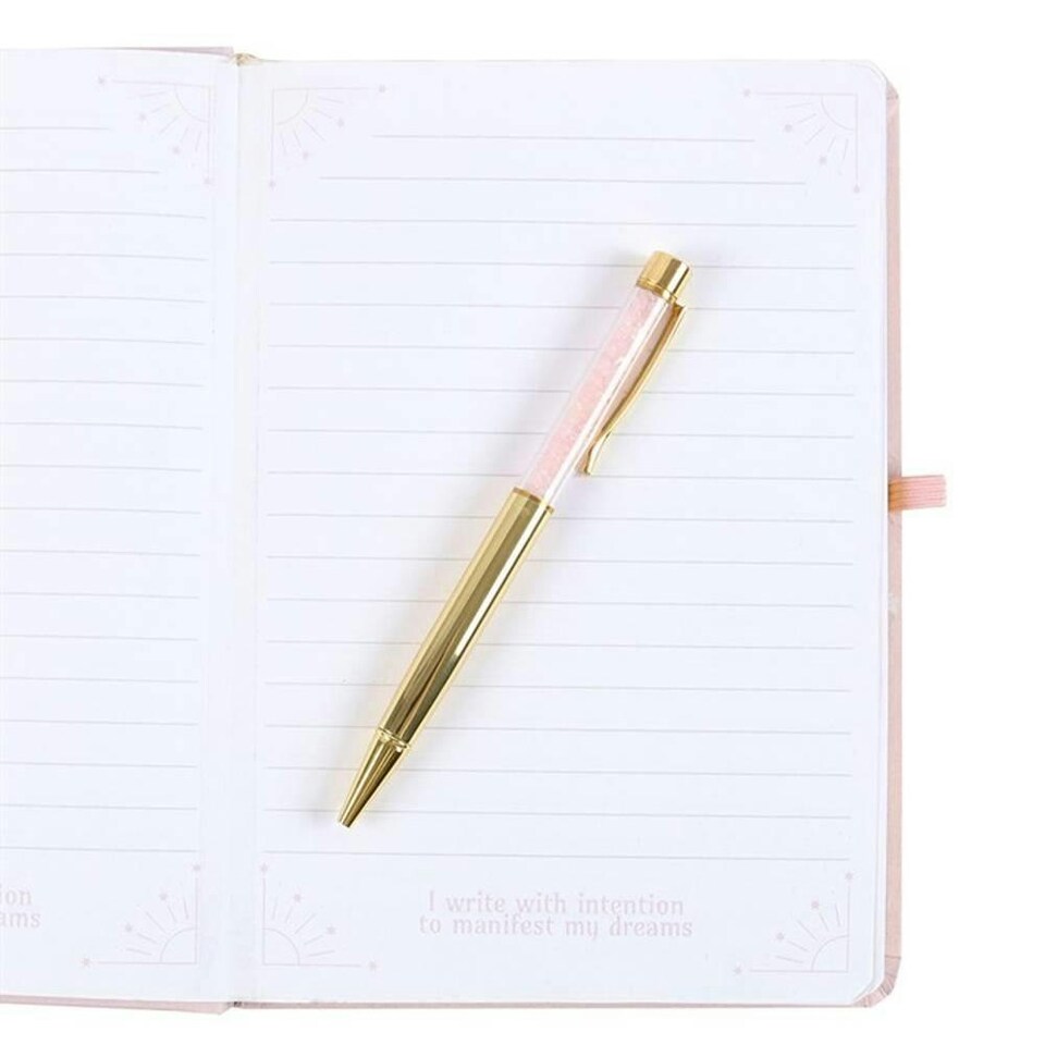 image 1 of Something Different Goddess Energy Manifestation A5 Journal Set - White/Pink - One Size