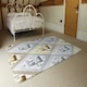 image 3 of Egyptian Hieroglyphs in Gold & Silver (Rug) Multi | Small: 60x110cm