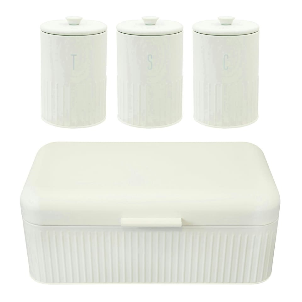 image 1 of Blackmoor Tea, Coffee, Sugar & Bread Bin Set