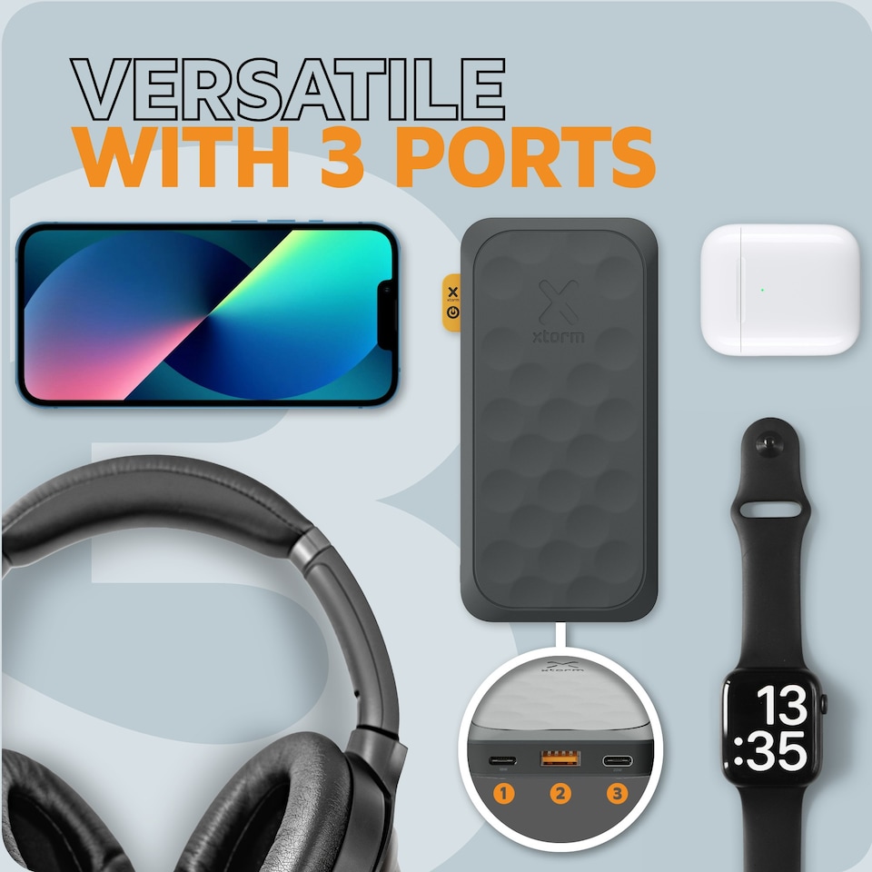 image 1 of Xtorm 20W Fuel Series Powerbank 10.000 Midnight Black