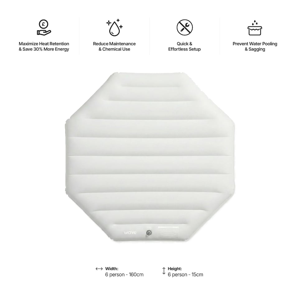 image 1 of Wave Thermally Efficient Inflatable Cover, Como