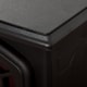 image 7 of HOMCOM Freestanding Electric Fireplace Heater W/ Realistic Flame Effect Black | Black