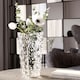 image 10 of Crystal Look Heavy Glass Bouquet Flower Vase Holder Home Table Elegant Decor | Clear | Rio