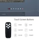 image 4 of Living and Home 72 Inch Electric Fireplace- Recessed/Wall-mounted with Remote and Touch Screen,1800W,Grey