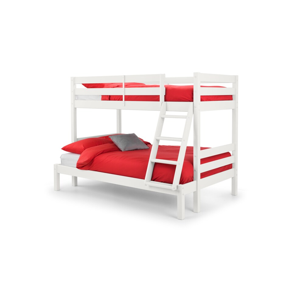 image 1 of Merlin 90cm Single White Triple Sleeper Bunk Bed