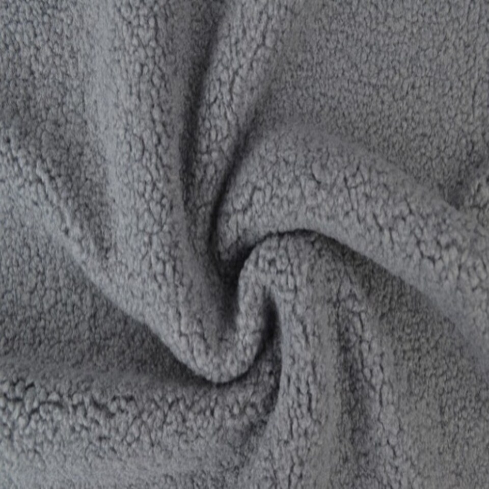 image 1 of Soft Grey Teddy 5 Panel Headboard | Grey | 5FT King 20"inch Headboard