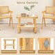 image 8 of COSTWAY Side Table Tempered Glass Top Sofa End Table Yellow
