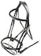 image 1 of Shires Velociti Padded Raised Flash Bridle Black | Size: Cob
Colour: Black
