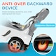 image 6 of AIYAPLAY 3 in 1 Ride on Push Car, Cartoon Robot Theme Foot to Floor Slider, Baby Push Along Car with Parent Handle, Light Music Horn, Underneath Storage, for Boys Girls 12-36 Months - White | White | White