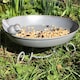 image 5 of Metal Bird Bath or Feeder for garden birds or wildlife, 22cm diameter
