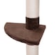 image 9 of PawHut Floor to Ceiling Cat Tree 5-Tier Climbing Tower Scratching Post