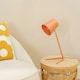 image 1 of ValueLights Lark Coral Peach Metal Task Reading Compact Desk Table Lamp