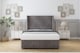 image 1 of Sloomy Marlborough Slate Naples Ottoman Bed With Mattress With 54" Wingback Headboard 6' Super King