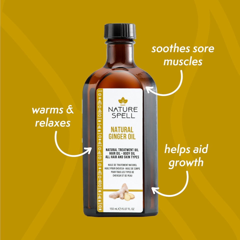 image 1 of Nature Spell Ginger Oil For Hair & Skin